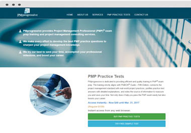 Client project - PMP Practice Tests